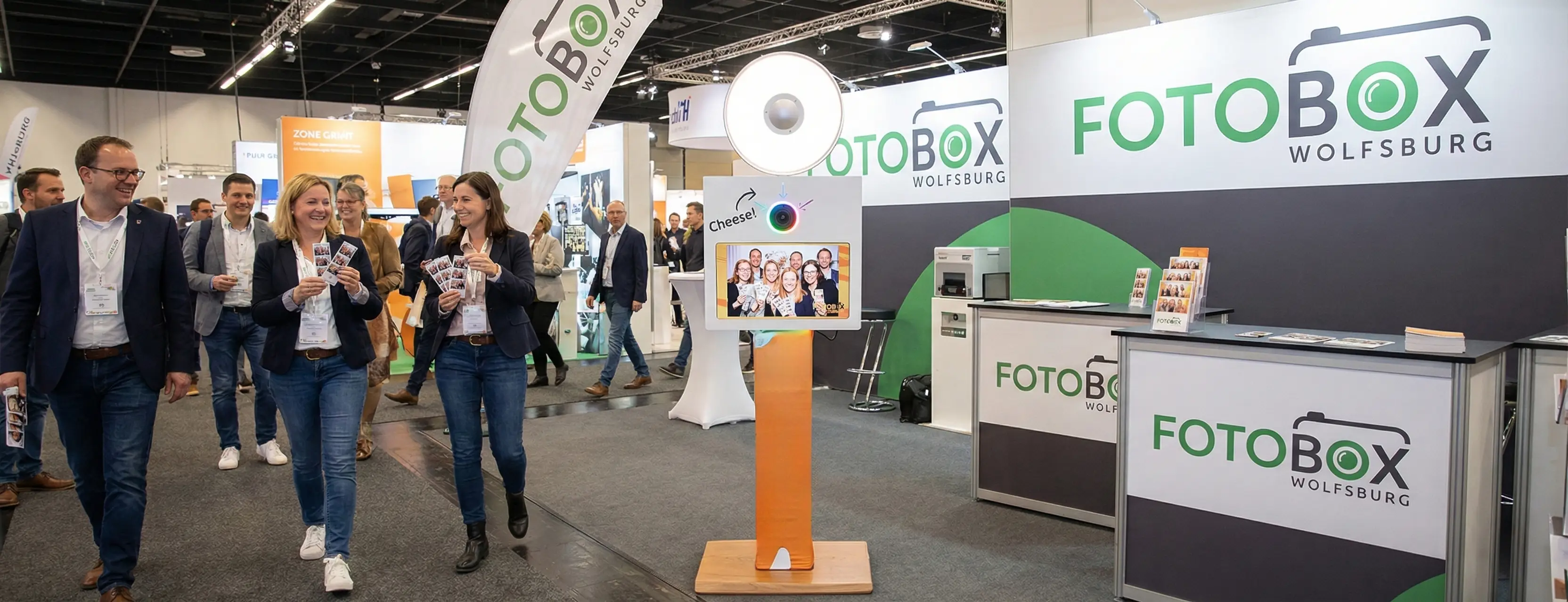 Fotobox auf einer Messe - Professionelle Präsentation